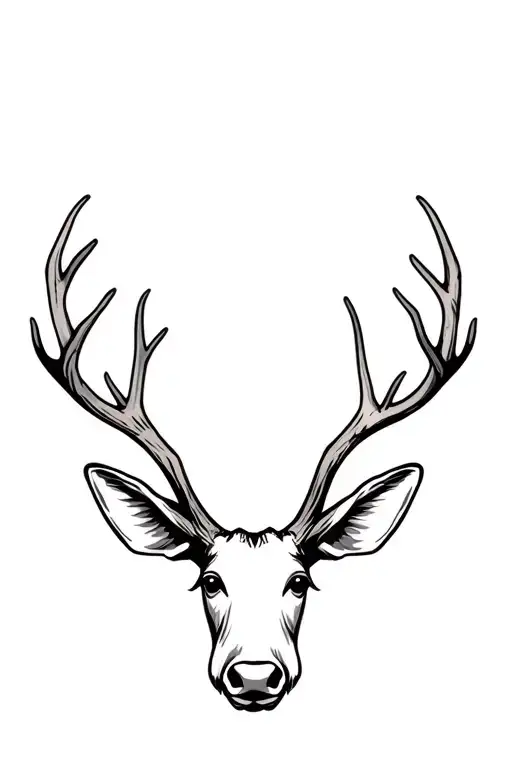 Baby Boy Moose Antlers