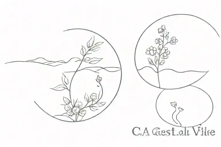 C'est La Vie With A Line Before And After