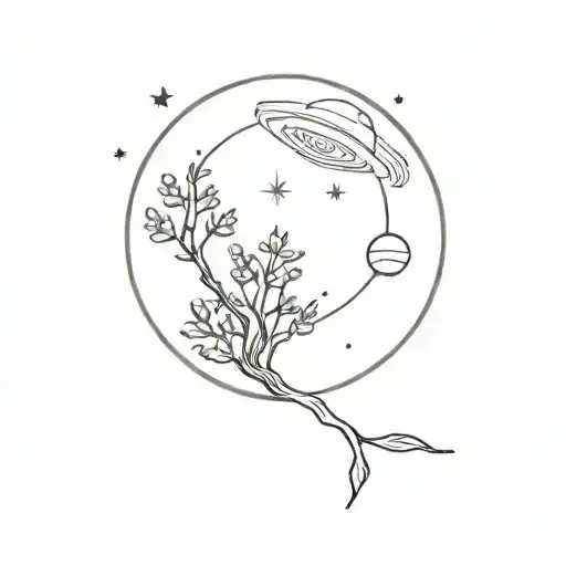 Small And Simple Nature Incorporating Space Themed