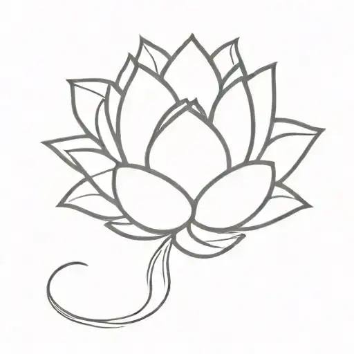 Lotus Flower Wrist Tattoo Design