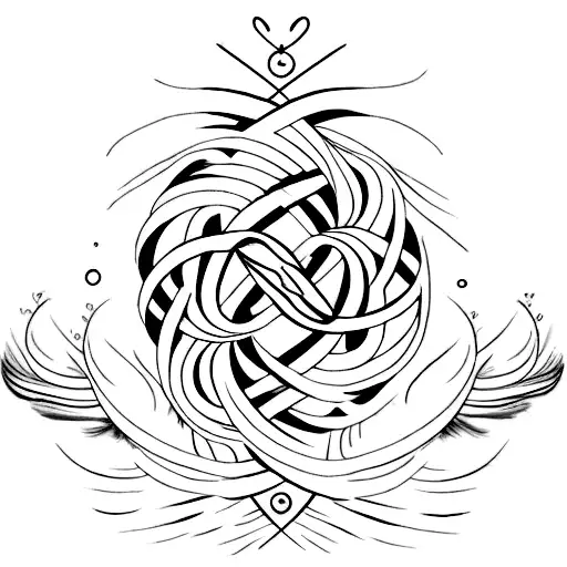 Infinity Feather Symbol