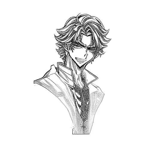 A Male Anime Character