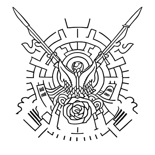 Symbolic Representation Of Strength And Courage