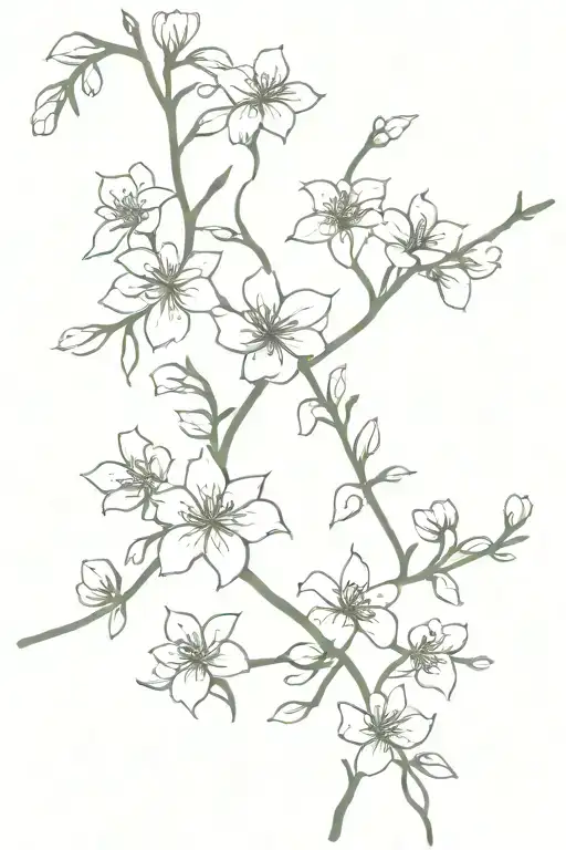 Vine With Baby's Breath