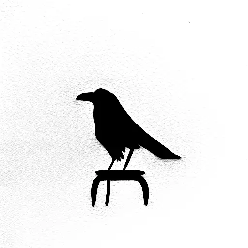 Crow On Chair