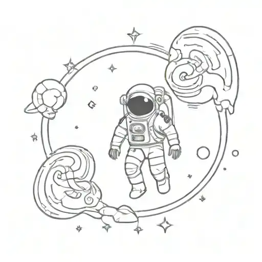 Astronaut Lost In Space