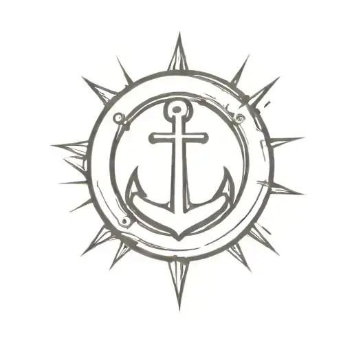 Radioactive Symbol In Anchor