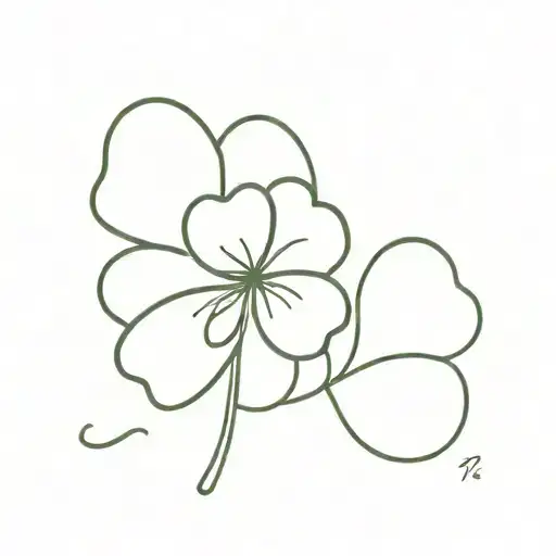 4 Leaf Clover With The Number 28