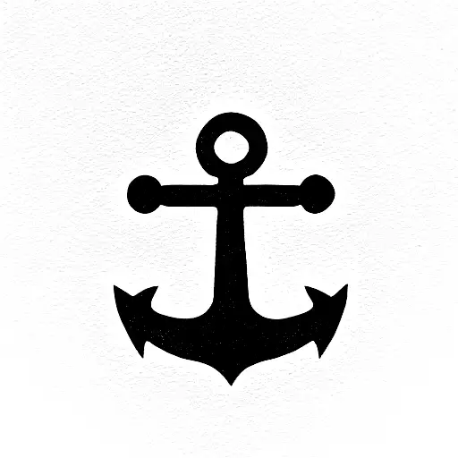 Anchor With Infity Simbol