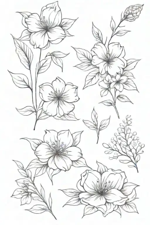 Apr May Nov Birth Flower Bouquet