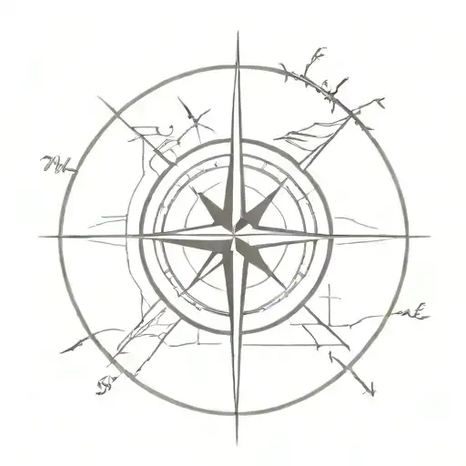 Compass W Wisconsin Outline