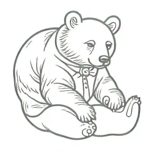 Baby Bear Ina Tuxedo