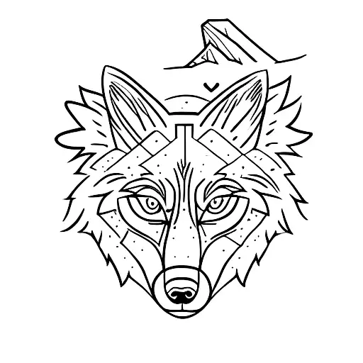 A Wolf Protecting A Girl