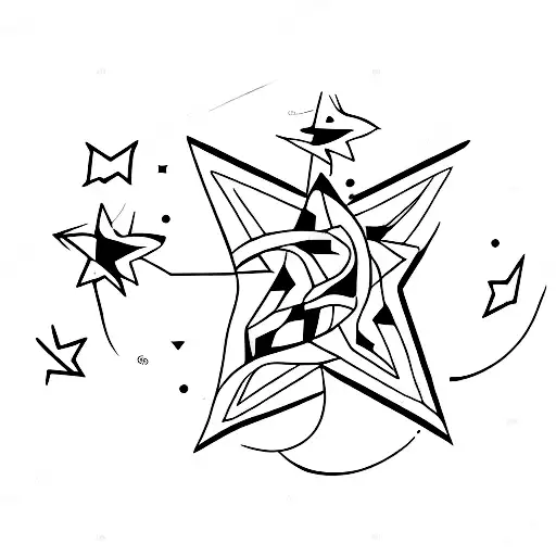 Three Stars In A Horizontal Line