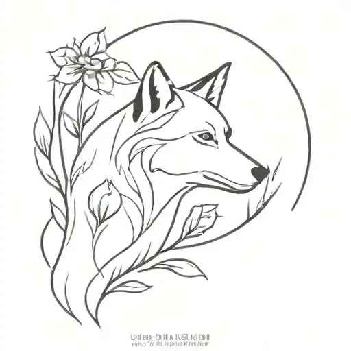 Moon Flower Wolf