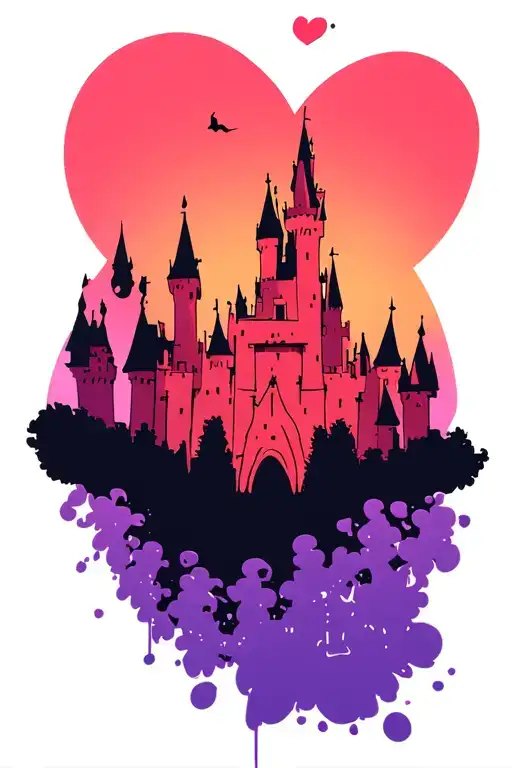 Disney Castle Silhouette