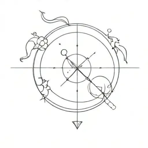 Fine Line Astrology Symbols