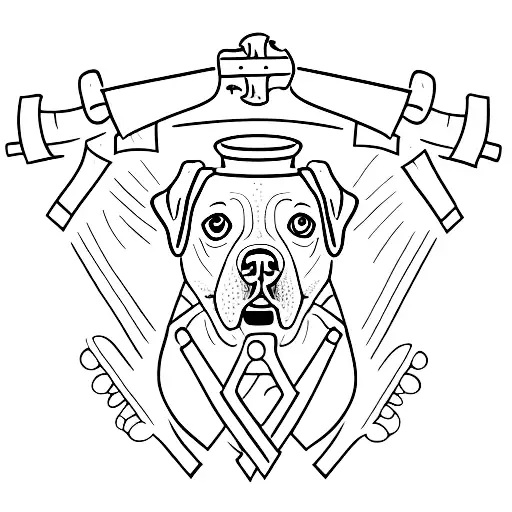 A Cross Dog Between A Labrador And A Winemaker