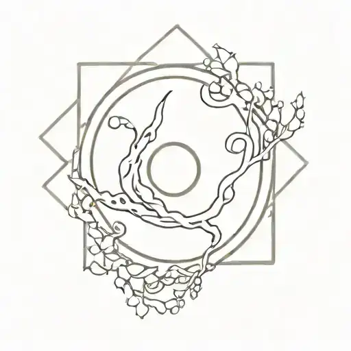 Earth Elemental Symbol Surrounded