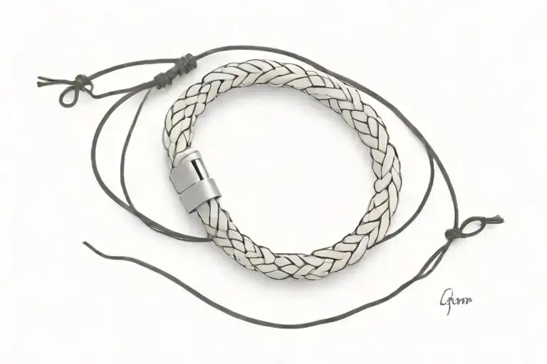 Braided Leather Bracelet