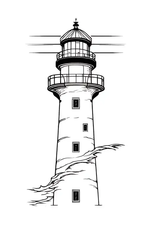 Lighthouse Ocean
