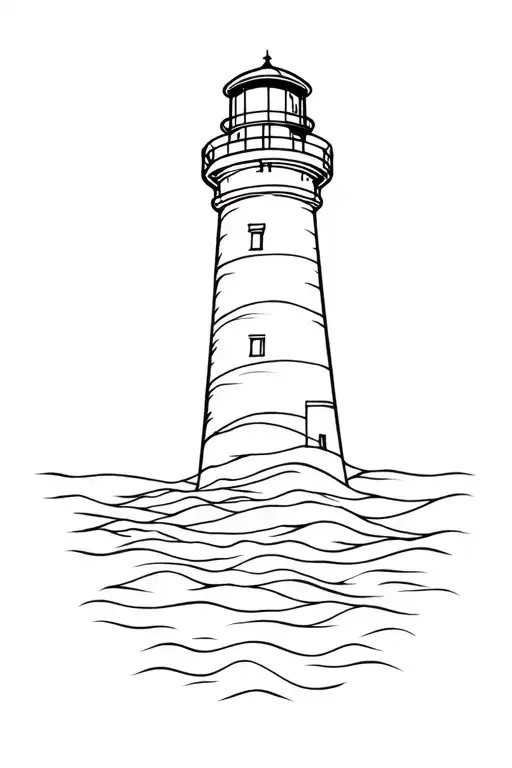 Lighthouse Ocean