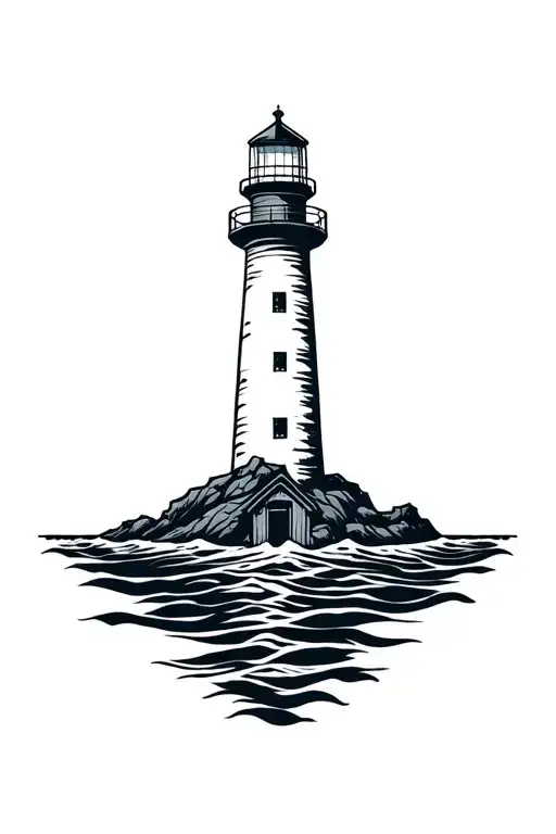 Lighthouse Ocean