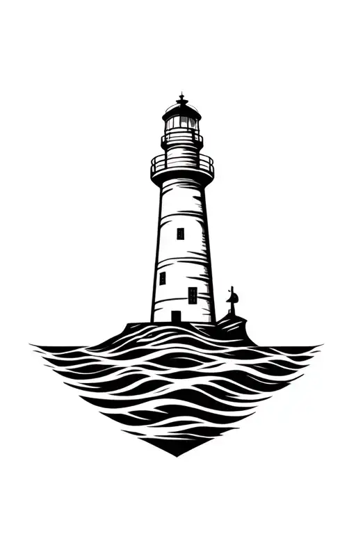 Lighthouse Ocean