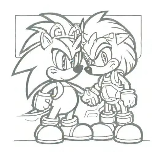 Mario X Sonic On Bed