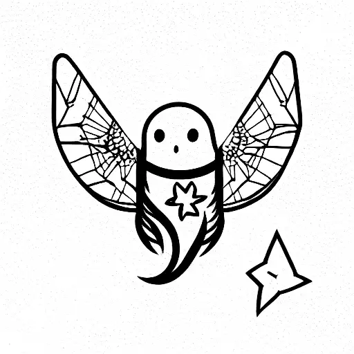 Coldplay Ghost Stories Style Line Art