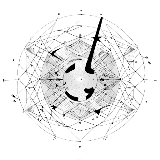 Sheet Music Merging Into Constellations