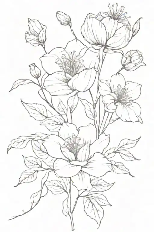 September And October And July Birth Flower All Wrapped Into One Bouquet