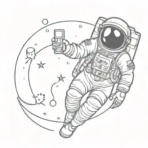 Astronaut Lost In Space