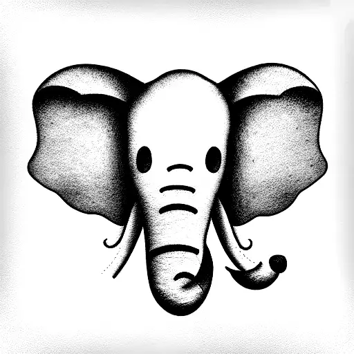 Elephant With Gingko Biloba Ears