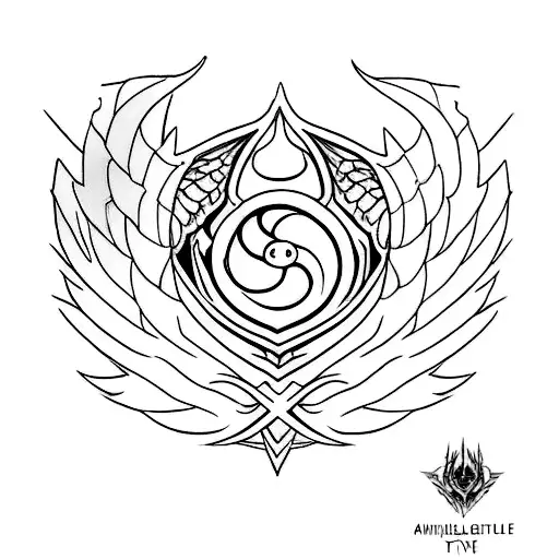 Angel Wings Transforming Into A League Of Legends Champion