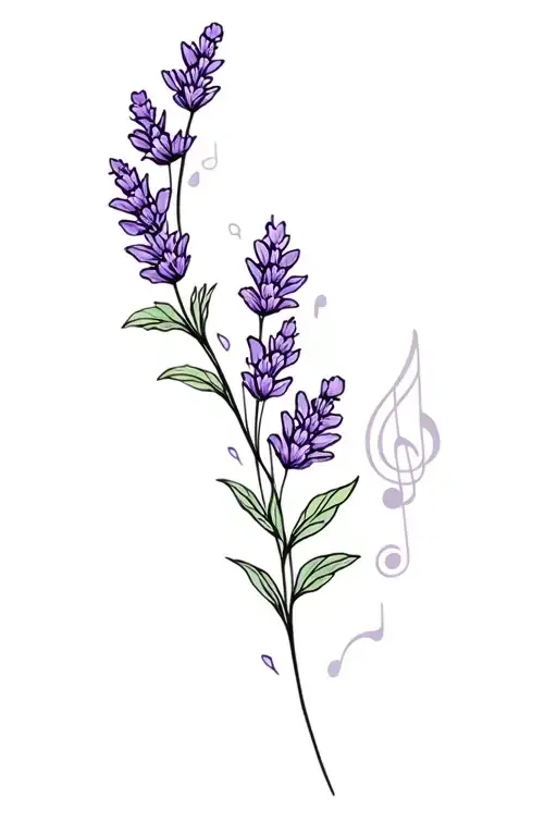 Honeycomb Music Lavender Flower