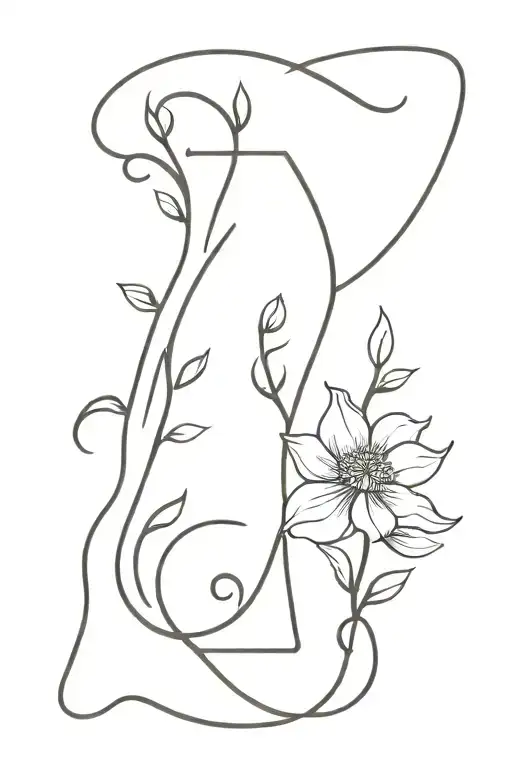 May Birth Flower With Semi Colon Symbol Incorporated