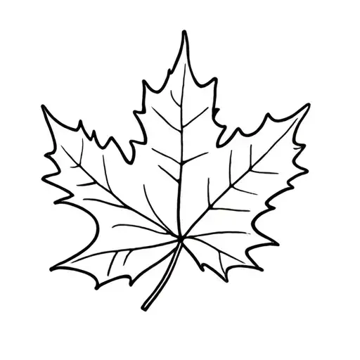 Maple Leaf And A Heart