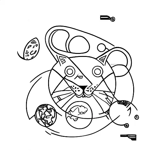 My Cat Leo On Orbit Around Earth In Low Earth Orbit