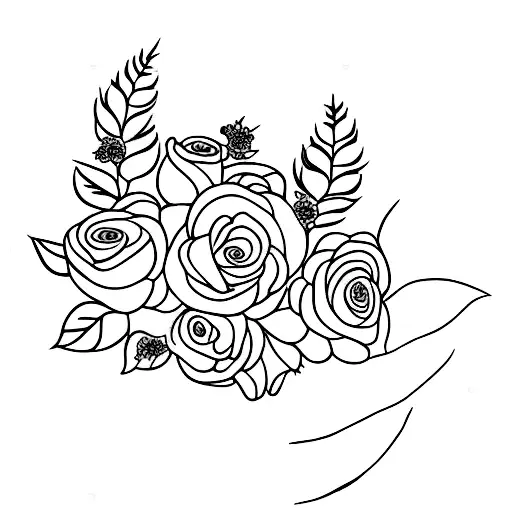 Flowers And Fox And Sablier