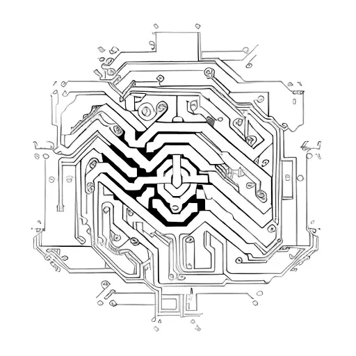 Circuitry Norse Scrollwork Line