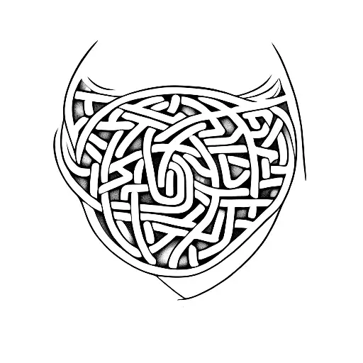 Circuitry Norse Scroll Border