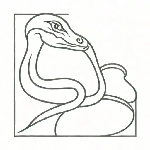 Snake Listening To Music