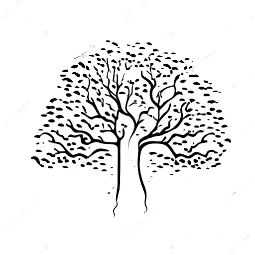 All The Seals Of The Herald On The Background Of A Tree With A Hanging