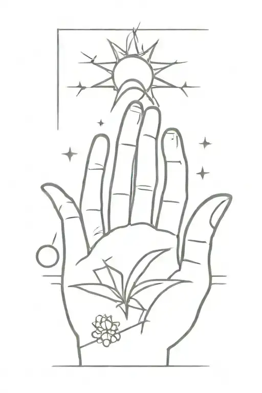 Cancer And Palm And Sun And Seven