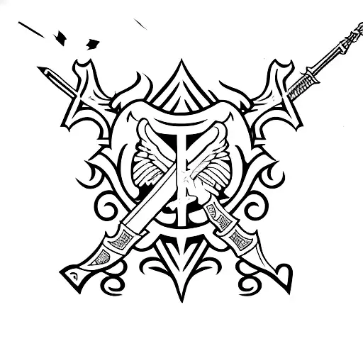 Valorant Symbol With A Sword