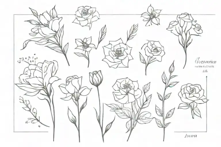 January March July December Birth Month Flower Bouquet