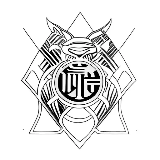 Inter Milan Black And Blue Colours Mixed With Mma