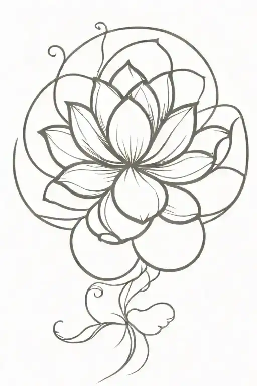Lotus Flower Surrounded