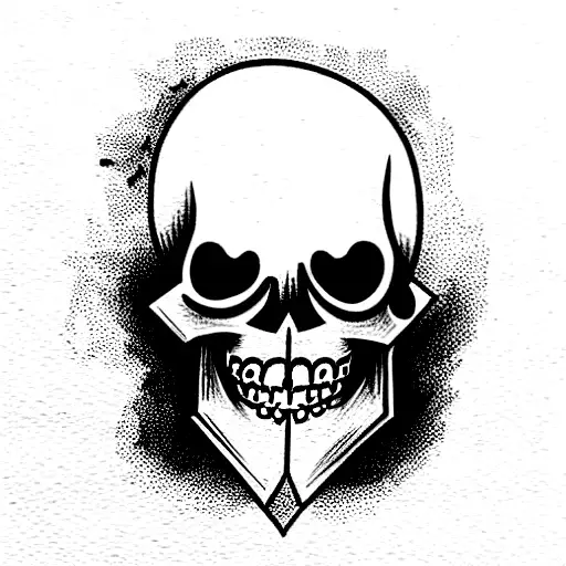 Tattoo Made By Ai Playing Cards King Skull